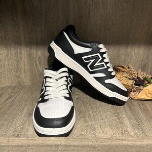 New Balance 480 Black & White Sneakers Size Big Kids 5 (Women's 6.5)